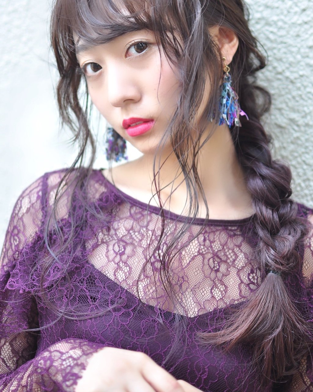 ヘアアレンジ★ルーズ編み込み