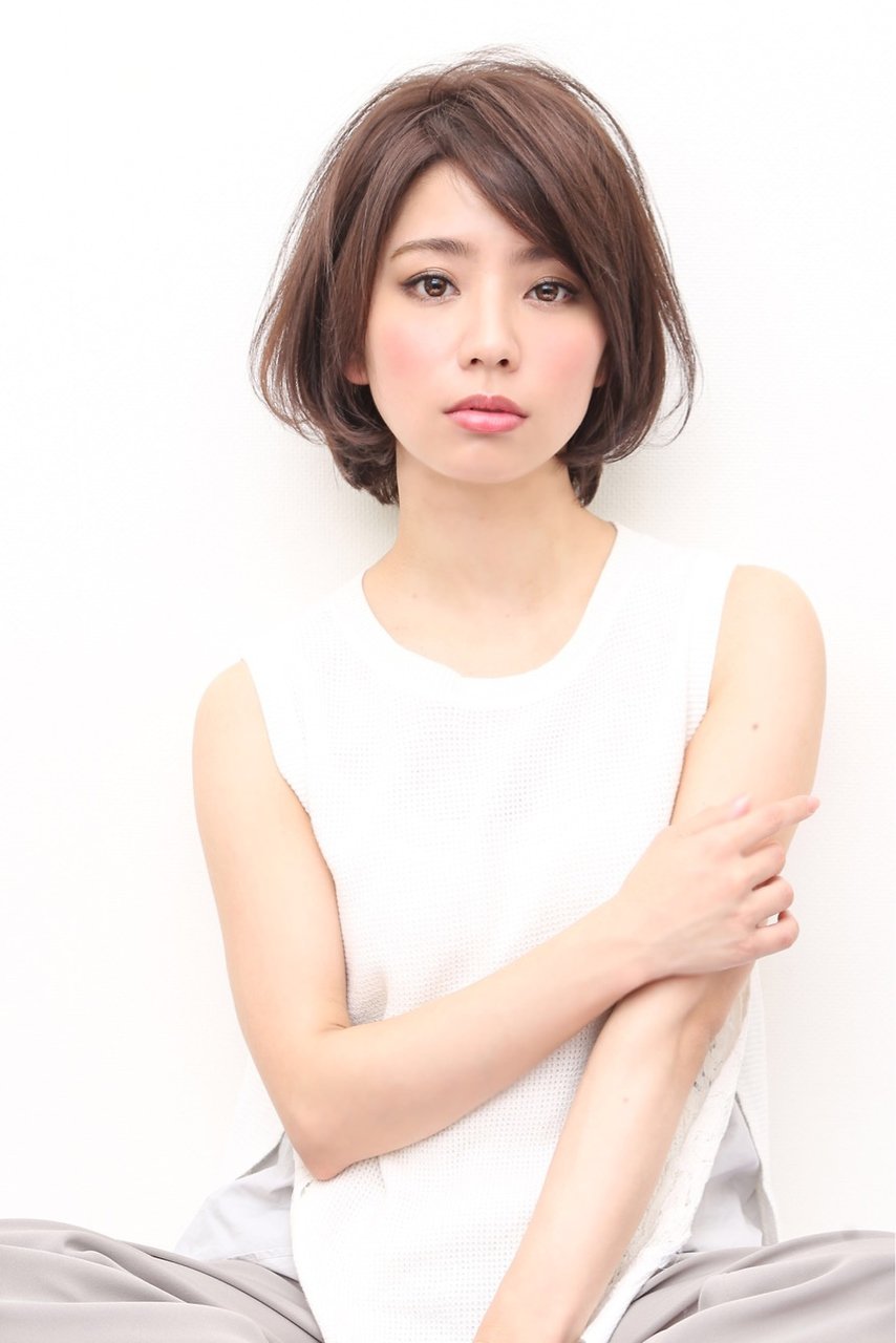 『mafola徳島』大人可愛い☆ふんわりショートボブ
