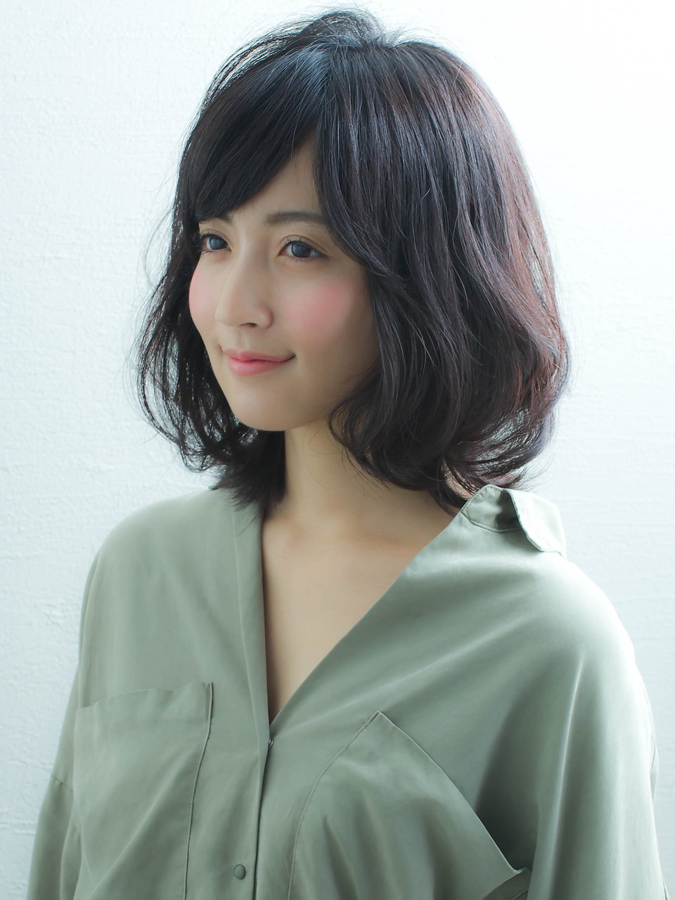 ☆銀座XELHA☆毛先ワンカールの大人ふわミディ