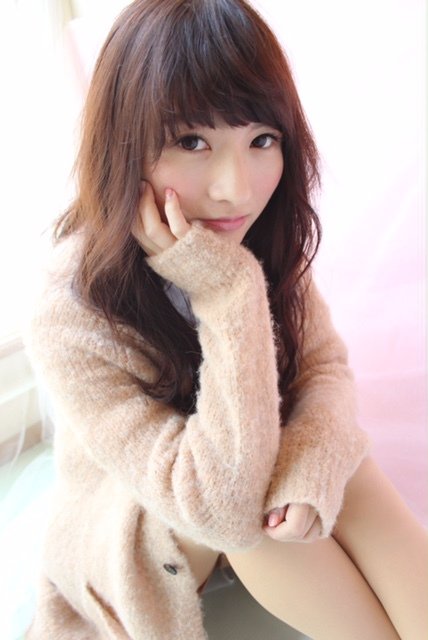 ▼LOERUN▲アッシュピンクLONG
