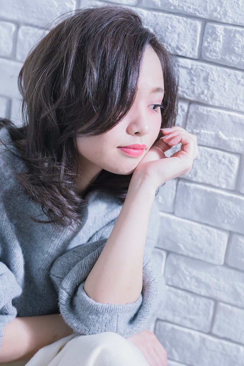 ゆるふわダークアッシュ【miel hair blanc】