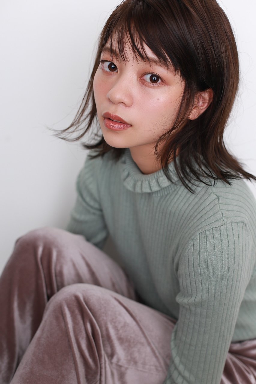 【Asti Un jour】mode navy   ×   セミウェットな外ハネボブ