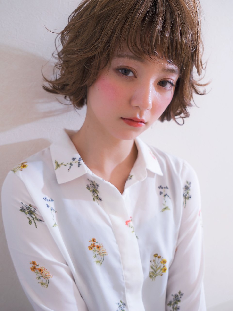 MY hair design 外ハネ濡れ髪ショートボブ　堀研太