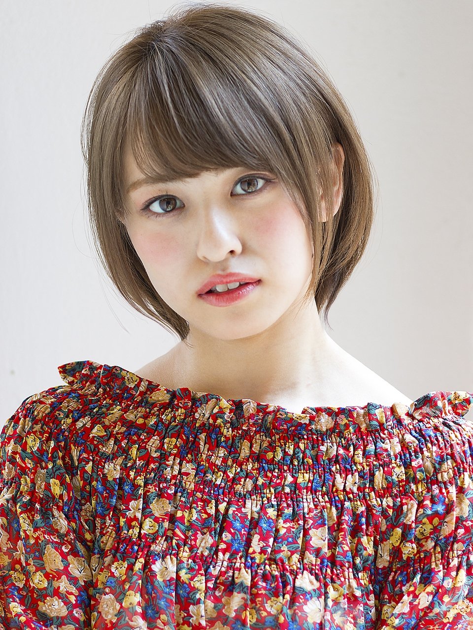 柔らかミディアムショート７＊小顔◎　GAFF表参道　岡田道好