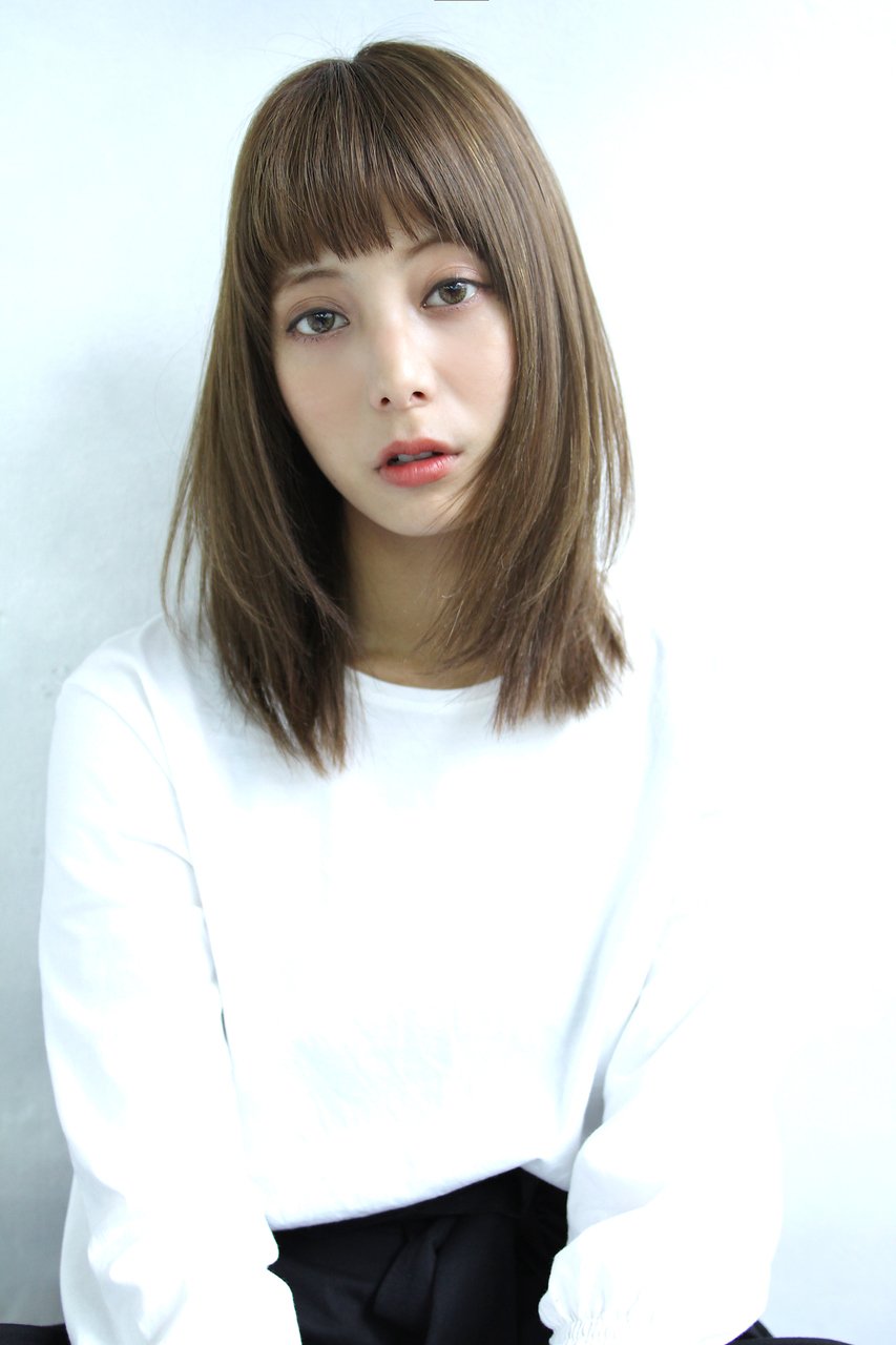 ACNE ノームコアな外国人風ミディアムストレート