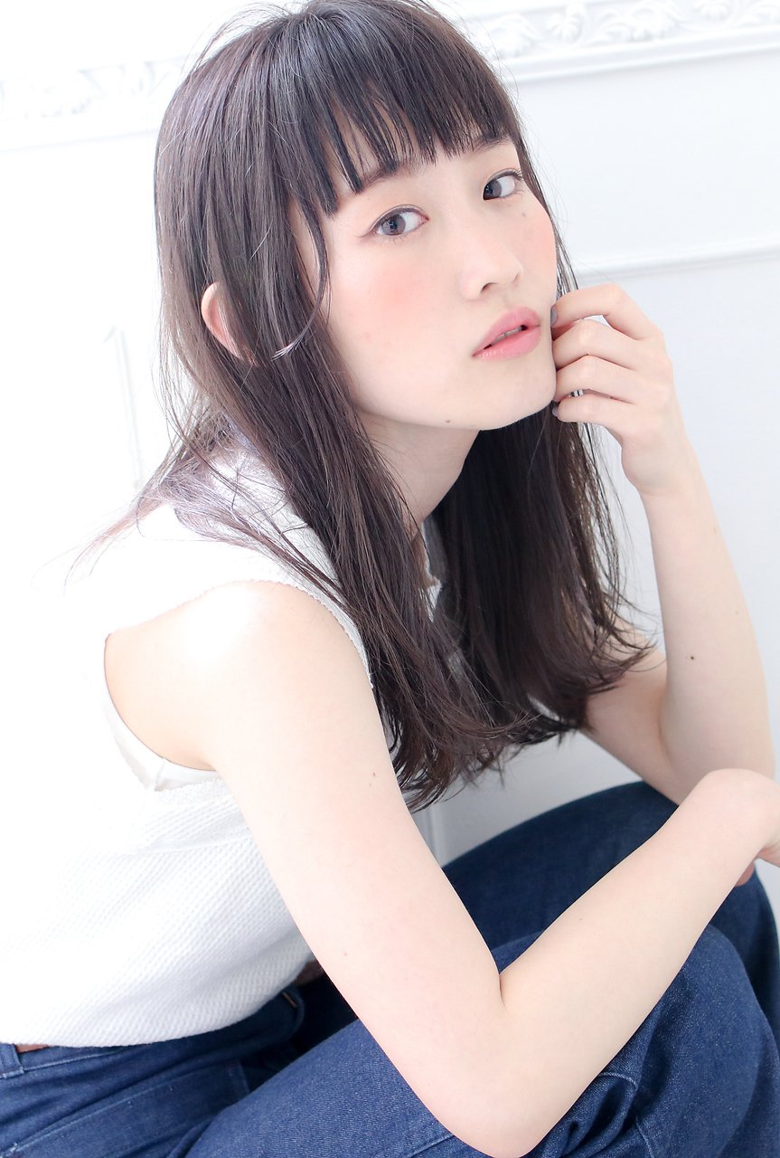 relaxストレートスタイル×透明感チョコカラー☆raffine中村大輔