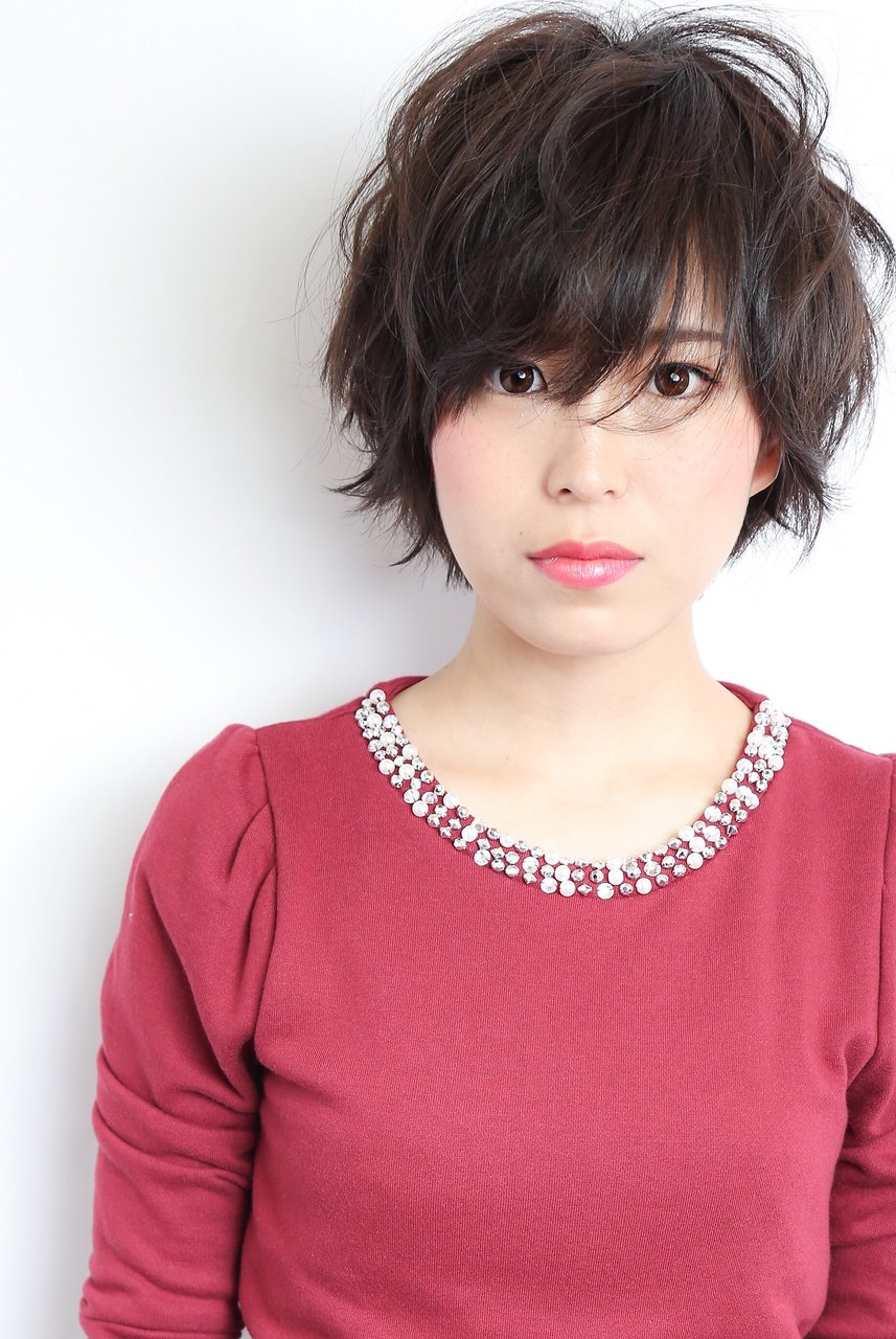 【大人可愛い】ダークアッシュ×うざバングショート