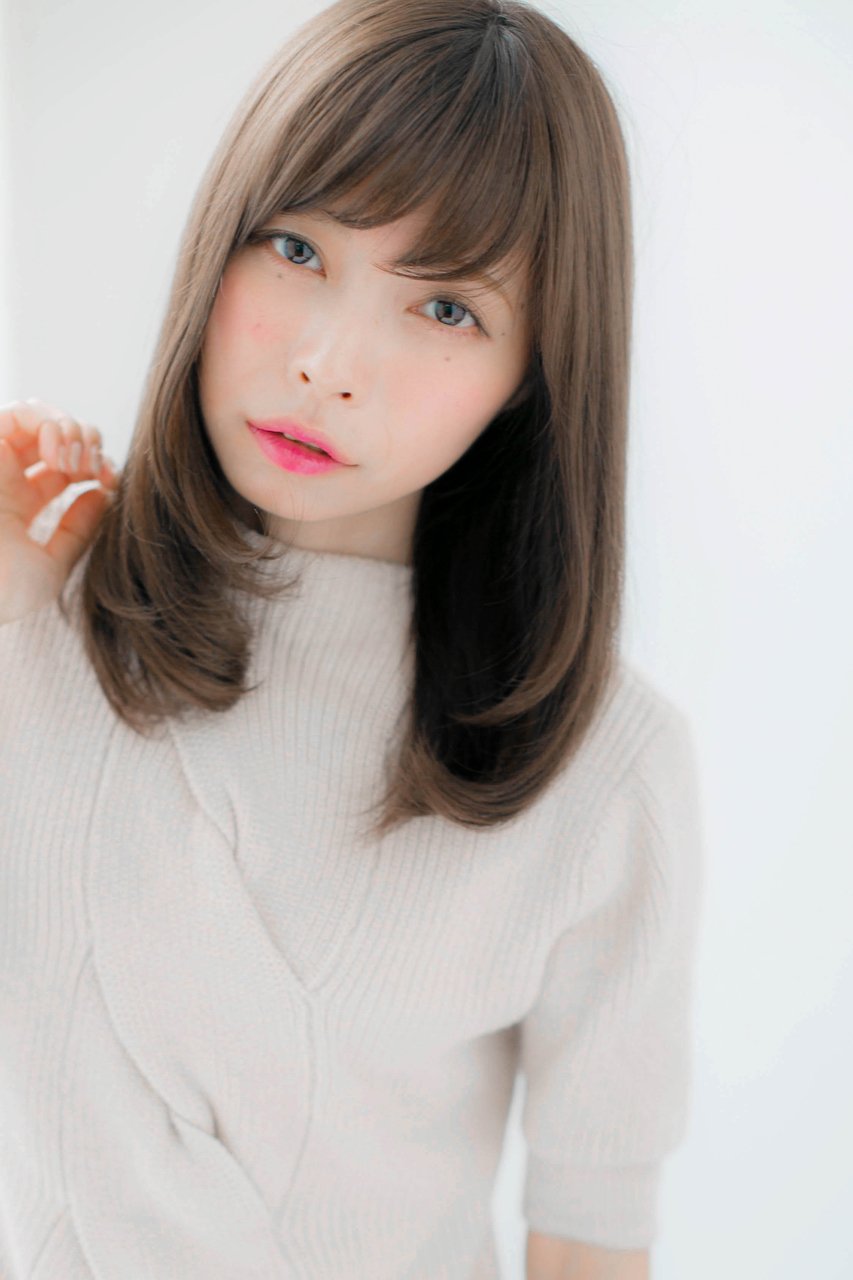 ＊LOREN＊大人も似合う艶アッシュブラウン♪大人小顔ストレート