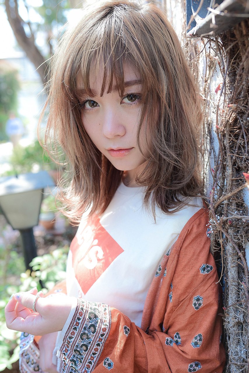 [ALLY阿部]透明感バツグンなベージュカラー×シースルーバング 2