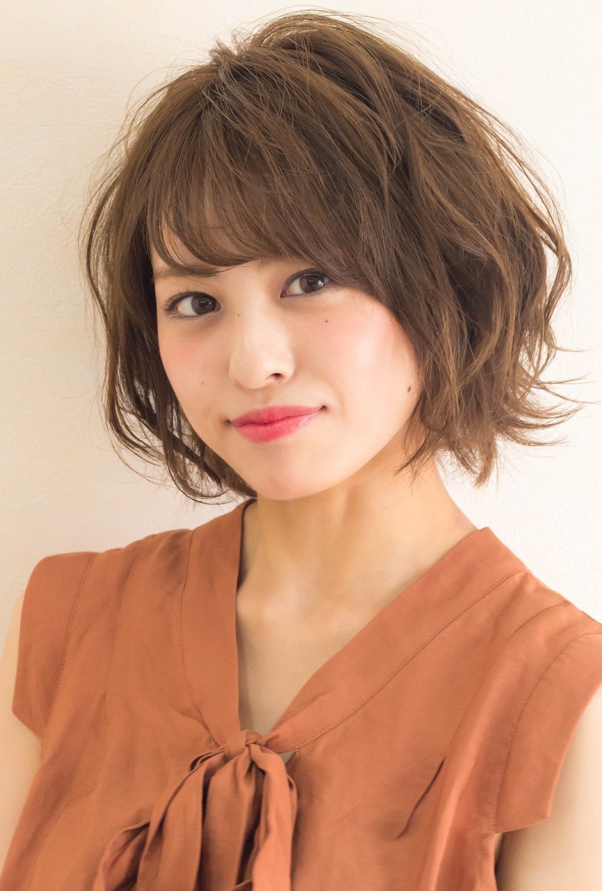 【hair coucou】ゆるカールでナチュラルショート 