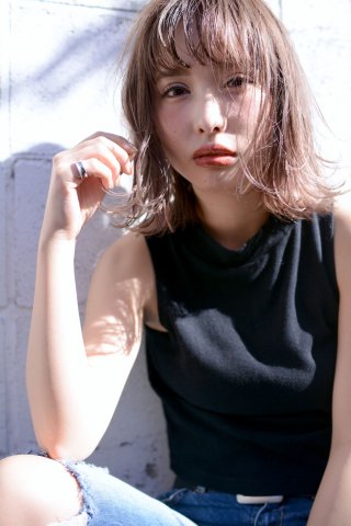 ゆる外ハネ×ice beige　１