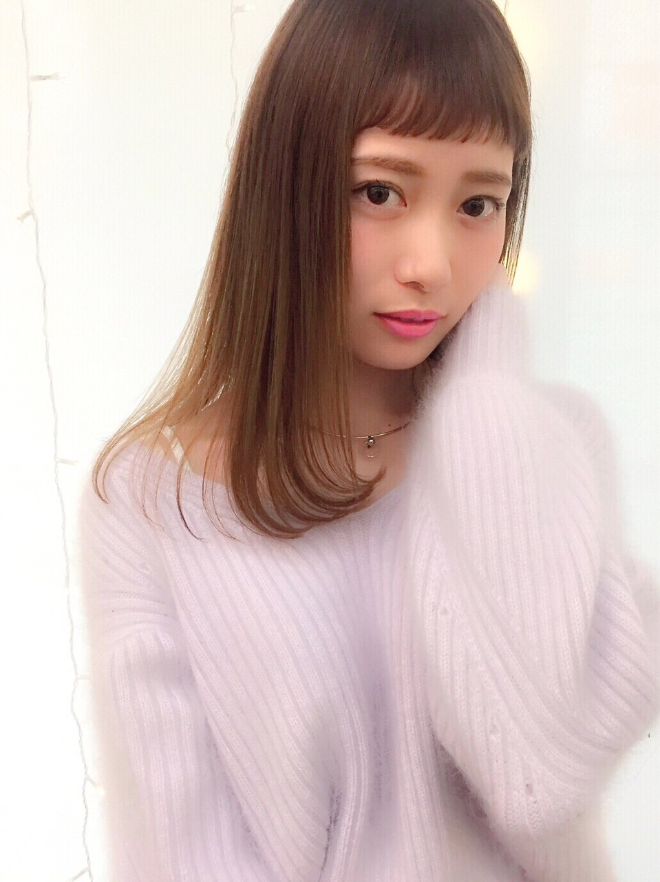 オン眉ミディ【ELIN-Hair Design-岡村一平】