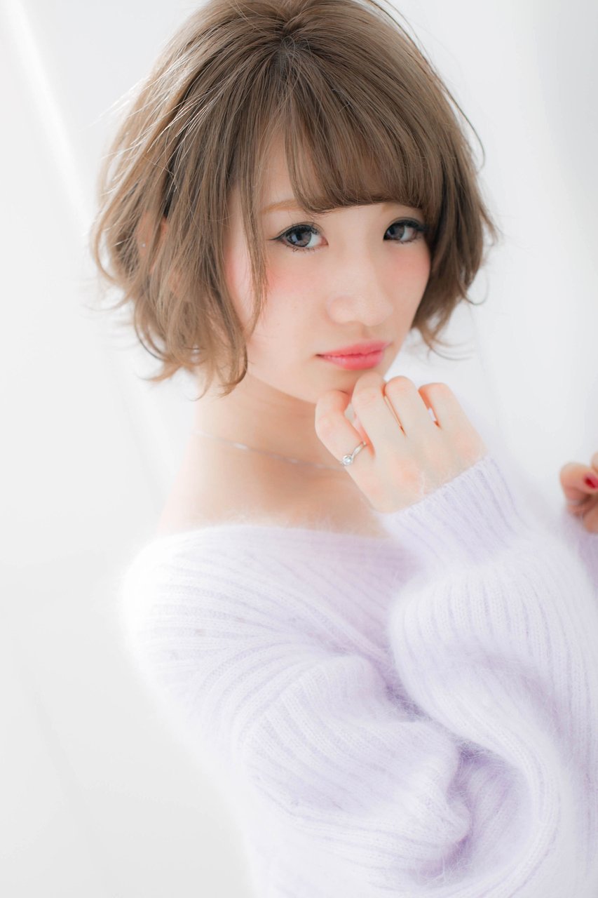 ＊LOREN＊ショート初心者にも◎♪透明感カラーエアリーショート