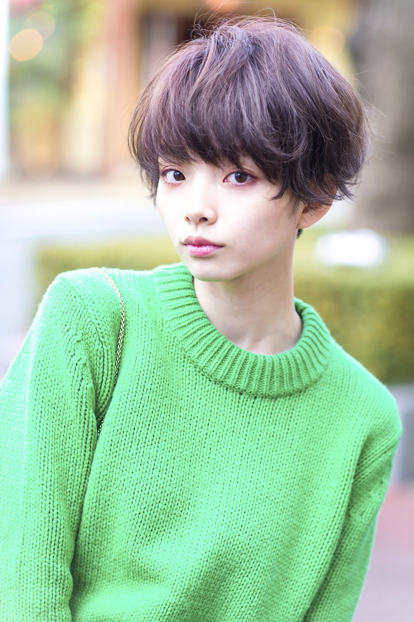 ピンクグレージュのふわくしゅショート【U-REALM 井上信洋】