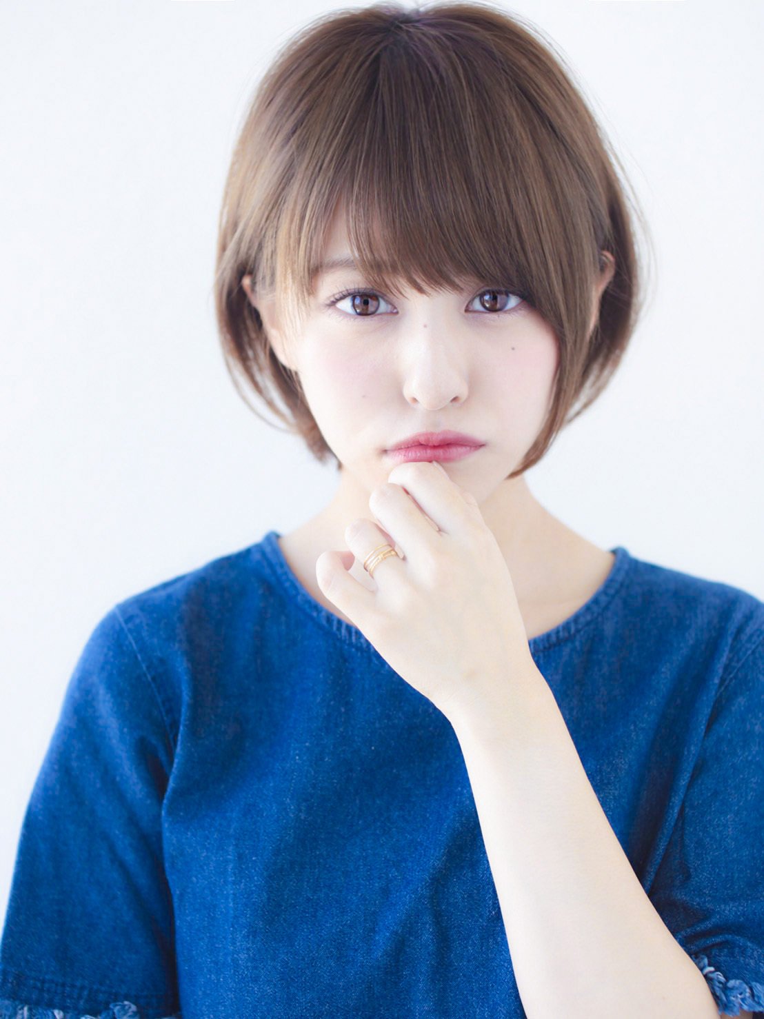 AFLOAT 小顔カットのショートロブで美シルエット#バレイヤージュ