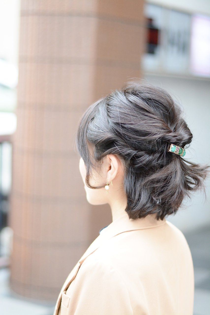 くるりんぱ で髪型をもっとおしゃれに ショートでも叶う簡単ヘアアレンジ ホットペッパービューティーマガジン