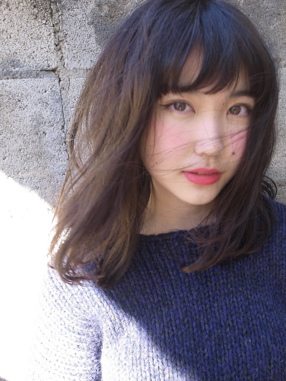 〔people〕外国人風ウエーブロブ
