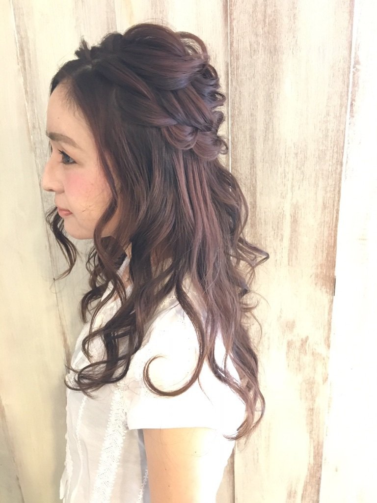 【AnFyeforprco】大人の綺麗めハーフアップ♪
