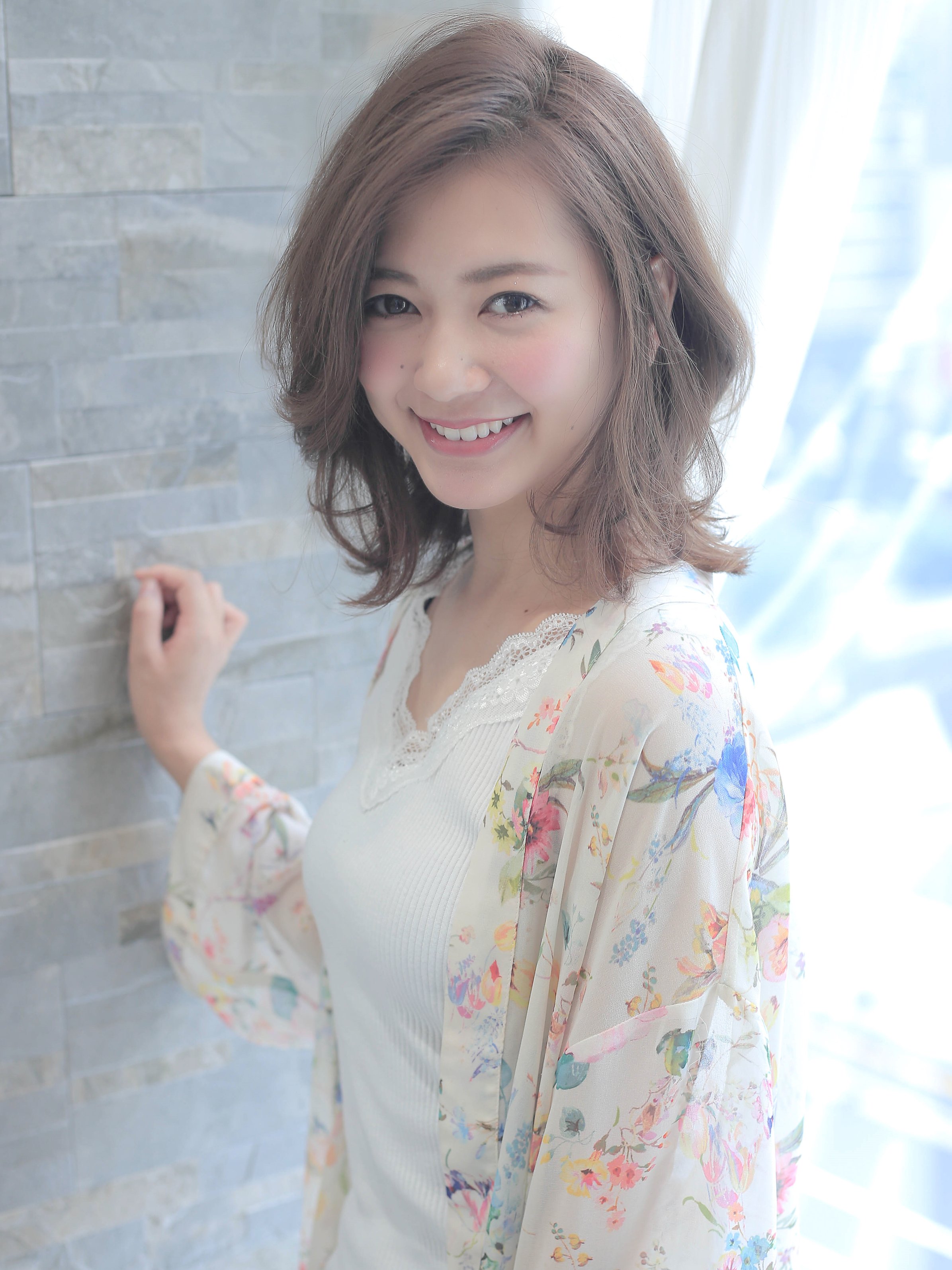 大人気ボブスタイル☆大人可愛いナチュラルな外ハネ