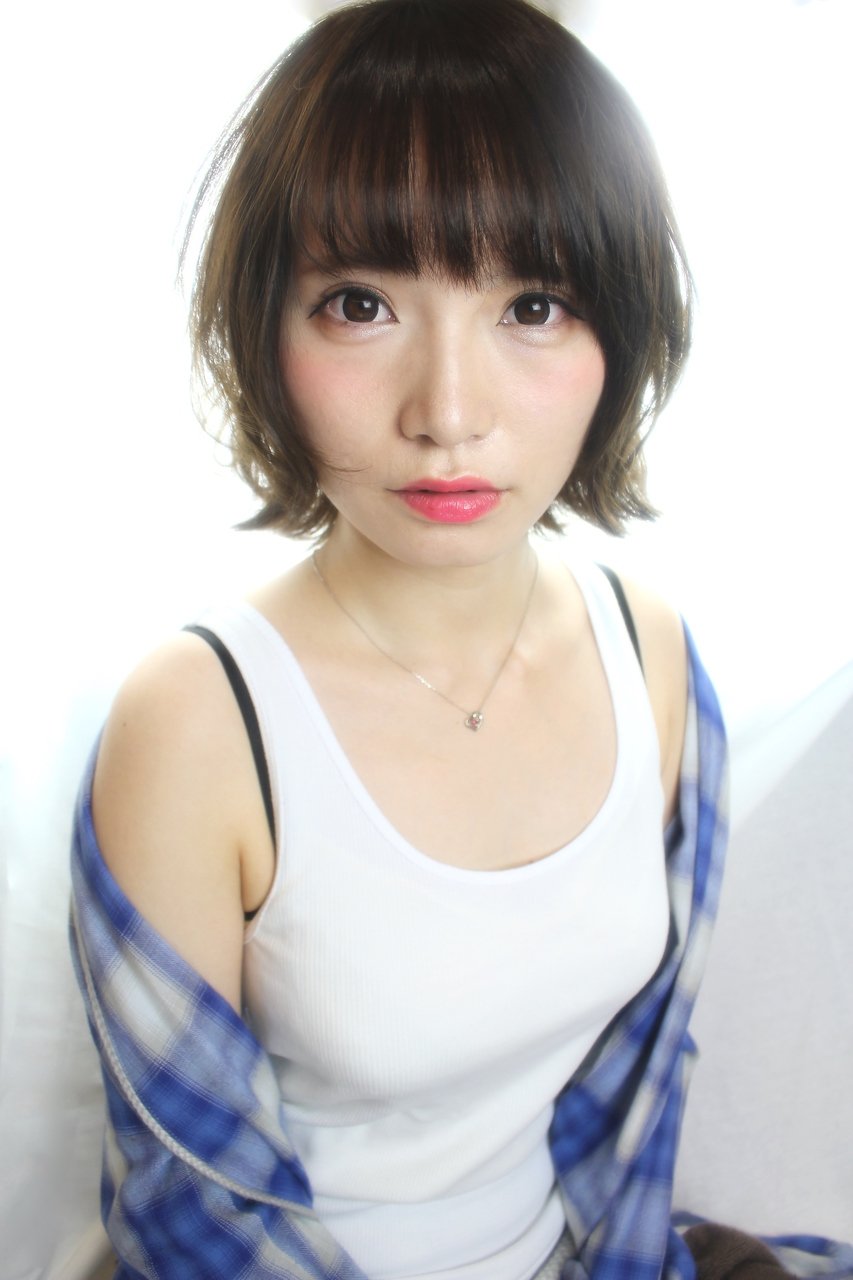 ＊　外ハネ ニュアンス ショート　＊