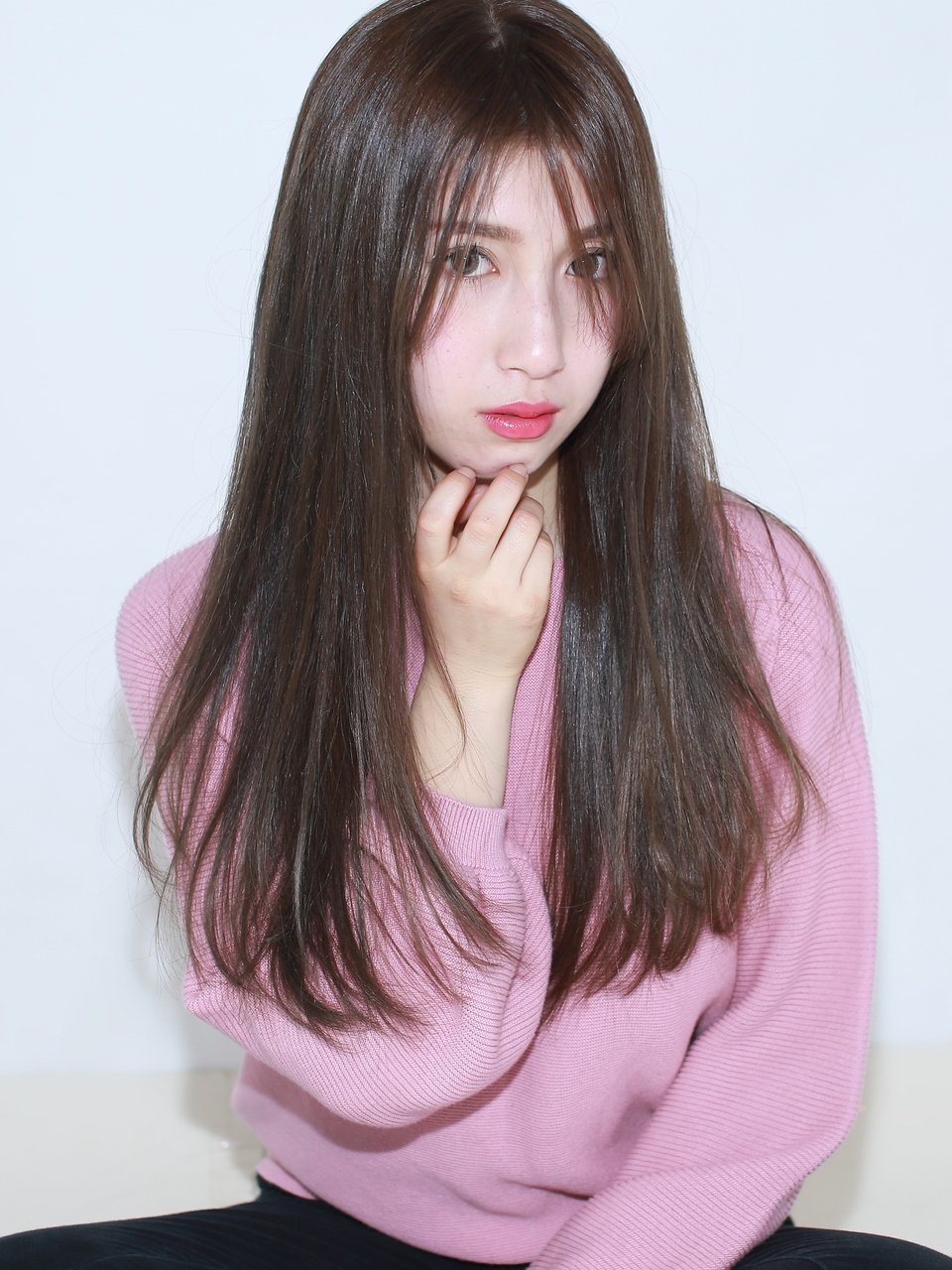 ニュアンスストレート×イルミナグレージュ