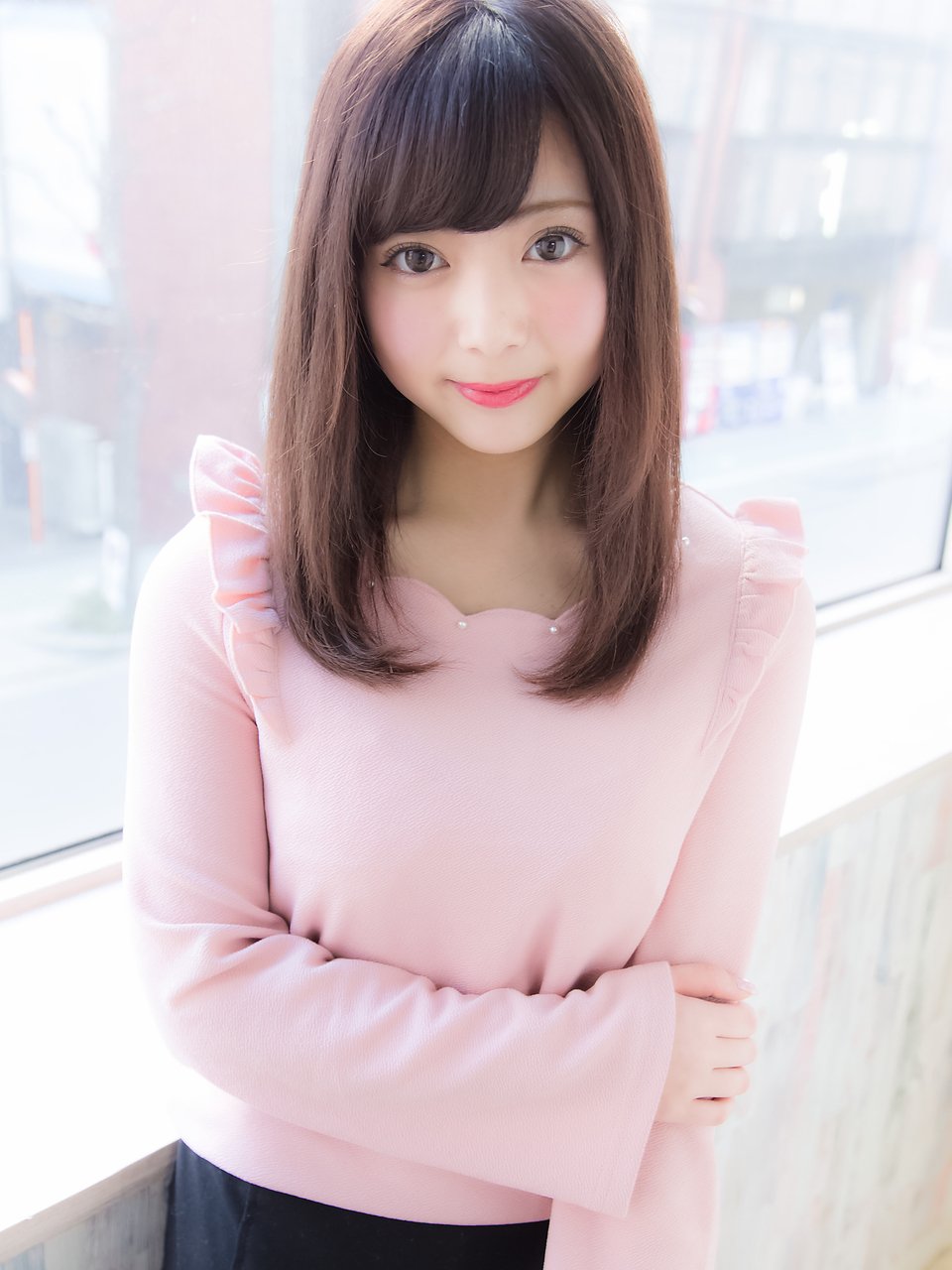 ＊*Gem Garden*＊透明感ピンクアッシュ小顔ミディアム