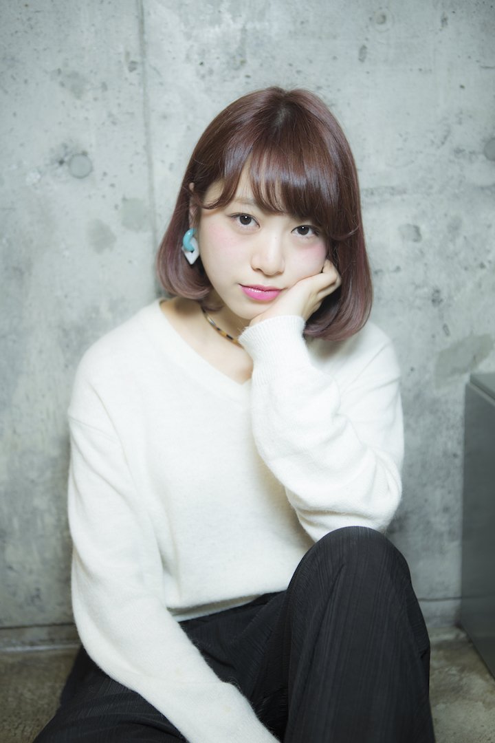 【salon de MiLK 原宿】耳かけピンクアッシュ