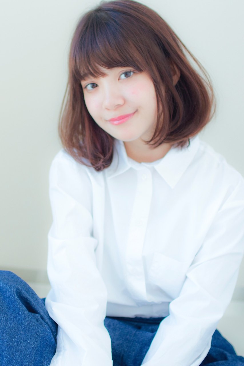 ノンパーマでも可能★ふんわりボブの決め手は毛先★by高畑真実