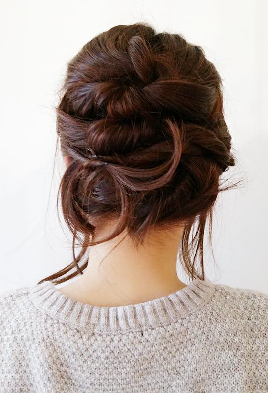 ノットヘアー風アレンジ♪