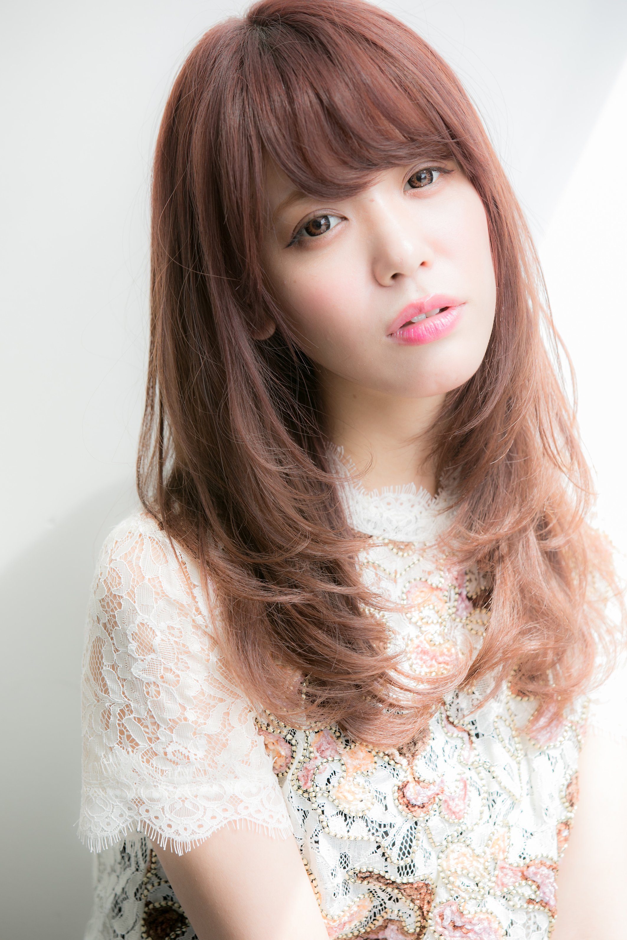 【Euphoria銀座本店/立花】前髪かわいいナチュラルセミディ