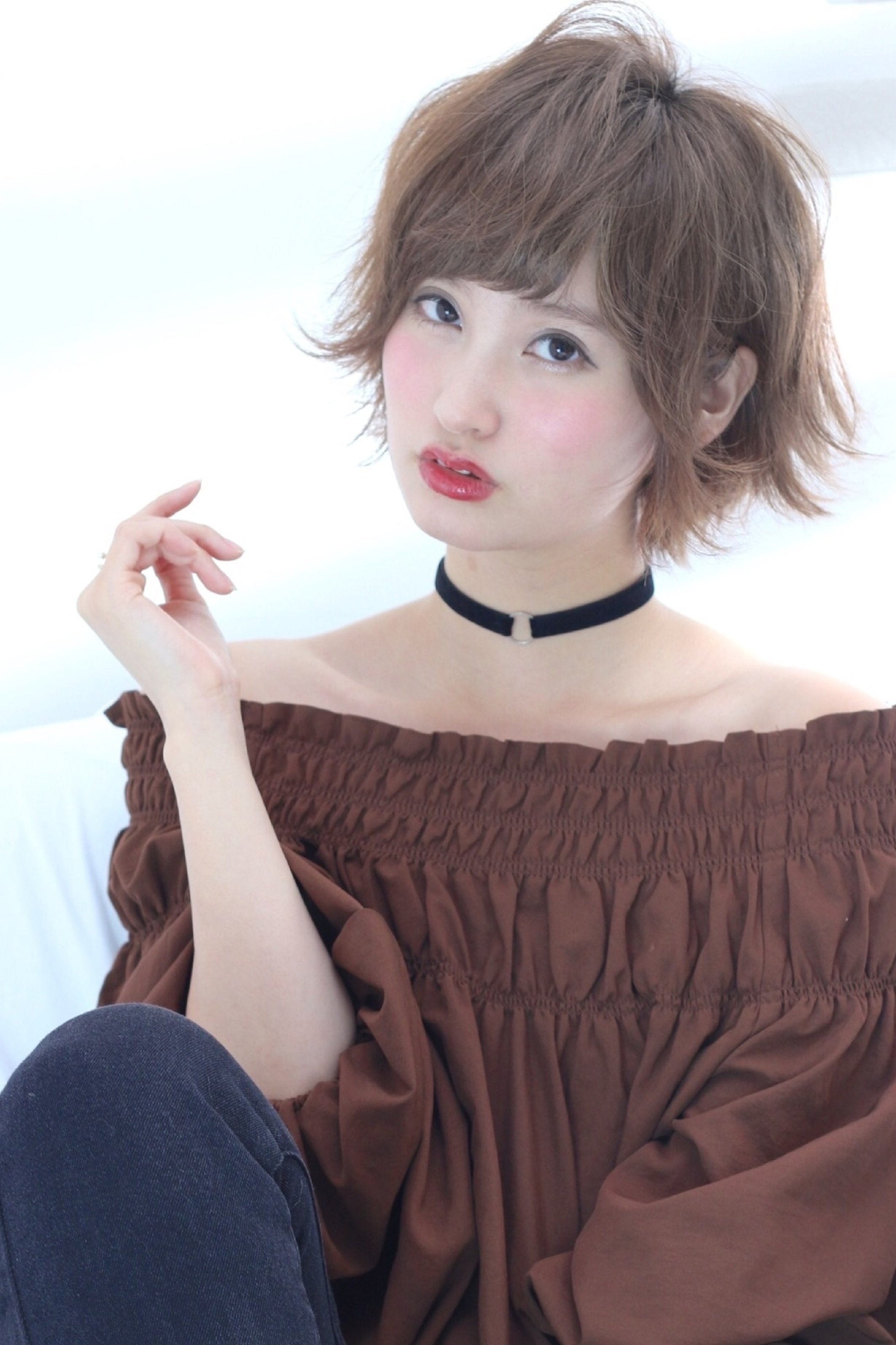 【felicita岡本店】大人かわいいエフォートレスフェザーショート