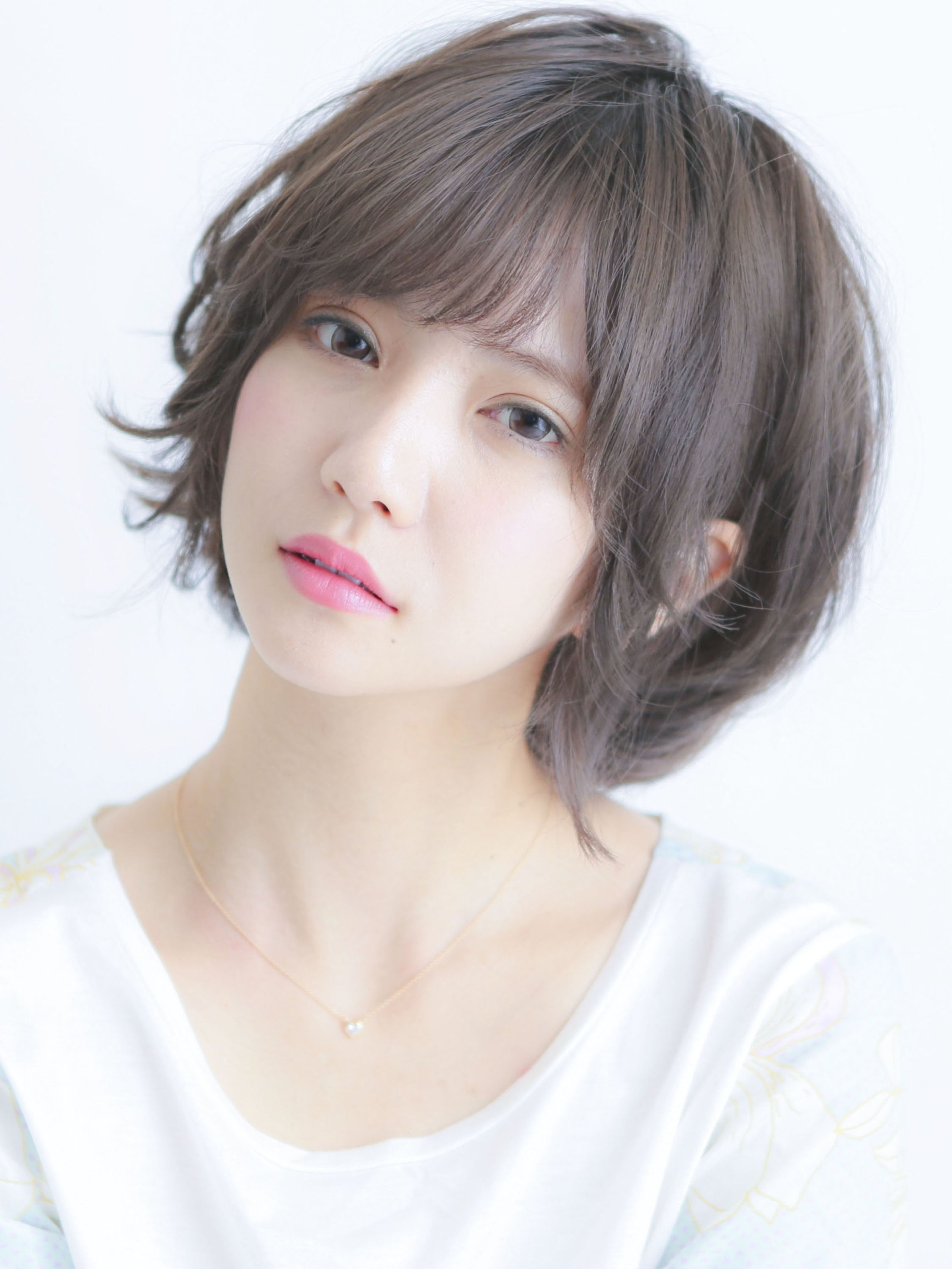 大人可愛いひし形クラシカルロブ☆透明感カラーバレイヤージュ