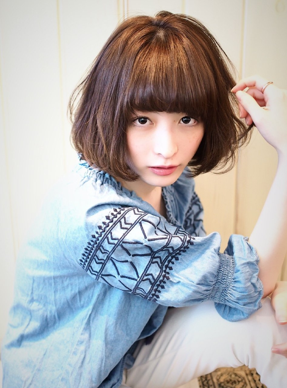 ☆attic☆厚めバングのシンプルボブ su