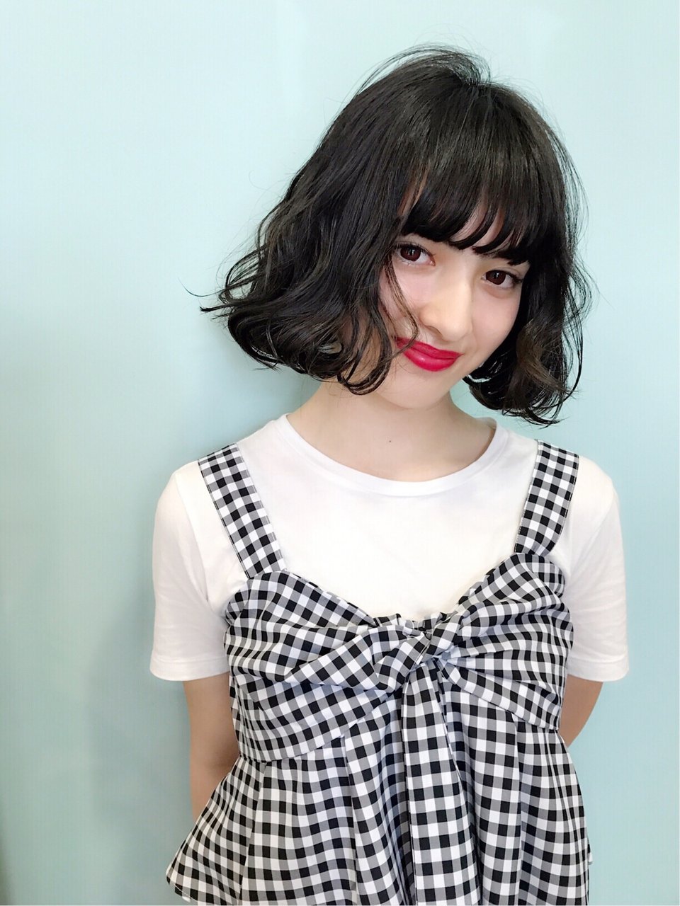 AXIS【naya's  style】オルチャンブルーブラックタンバルモリ