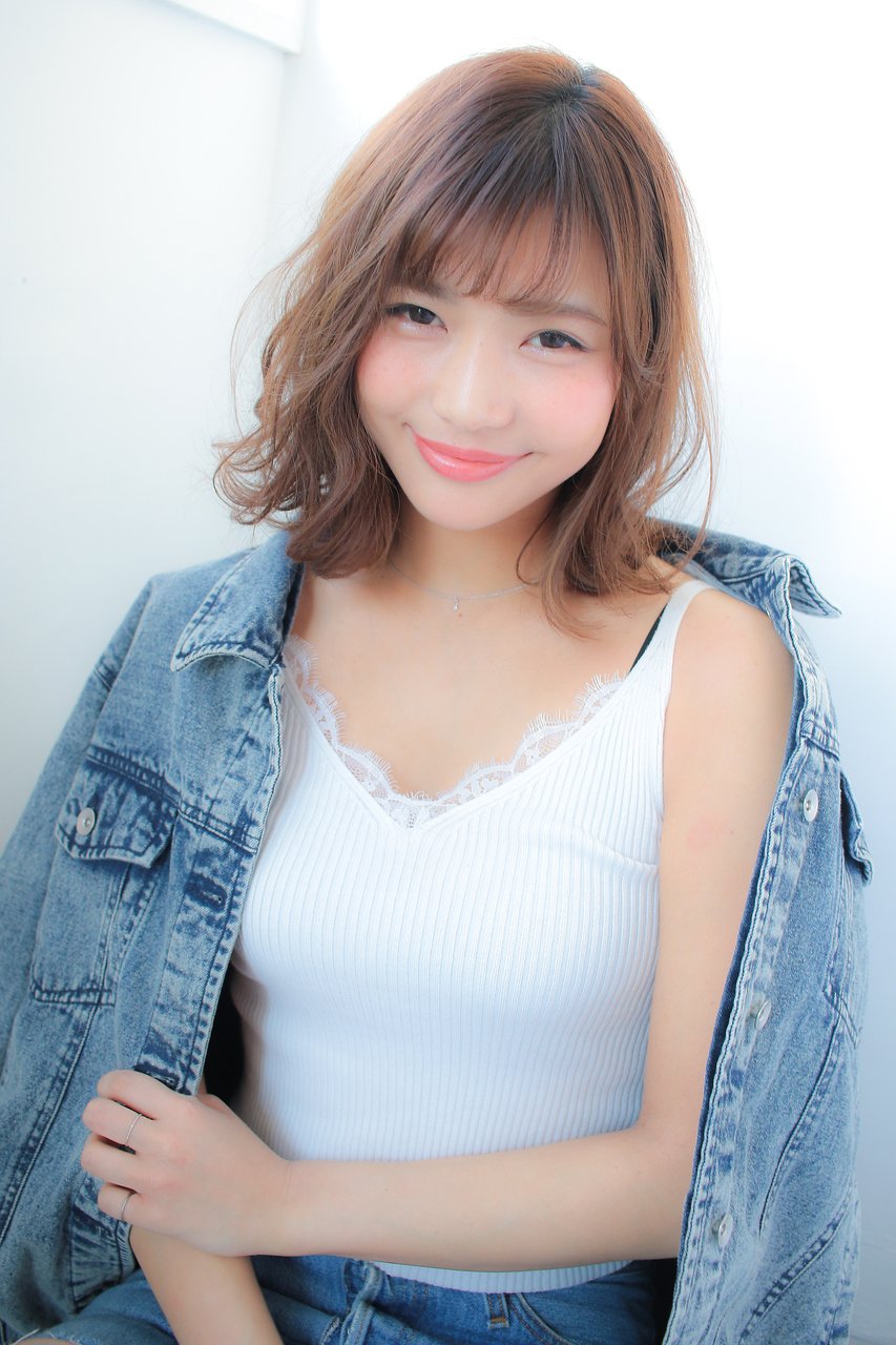 ナチュラルひし形シルエットロブ