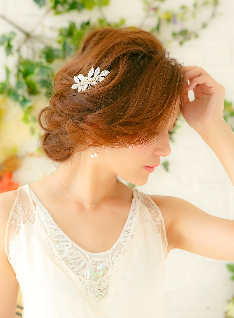 結婚式に☆CharmeR♪サイドシニヨンヘアセット