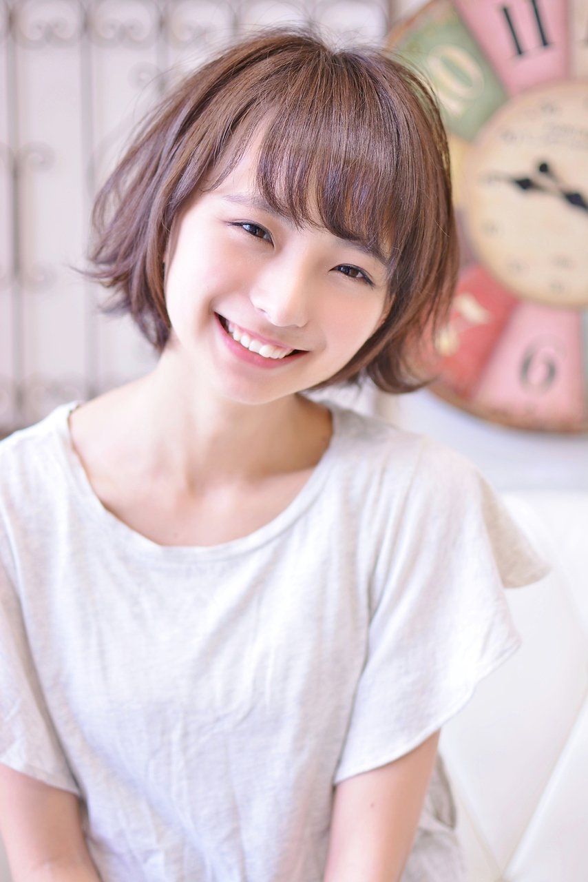 元気可愛い外ハネショートボブ【メイズ東中野・鍛原志行】