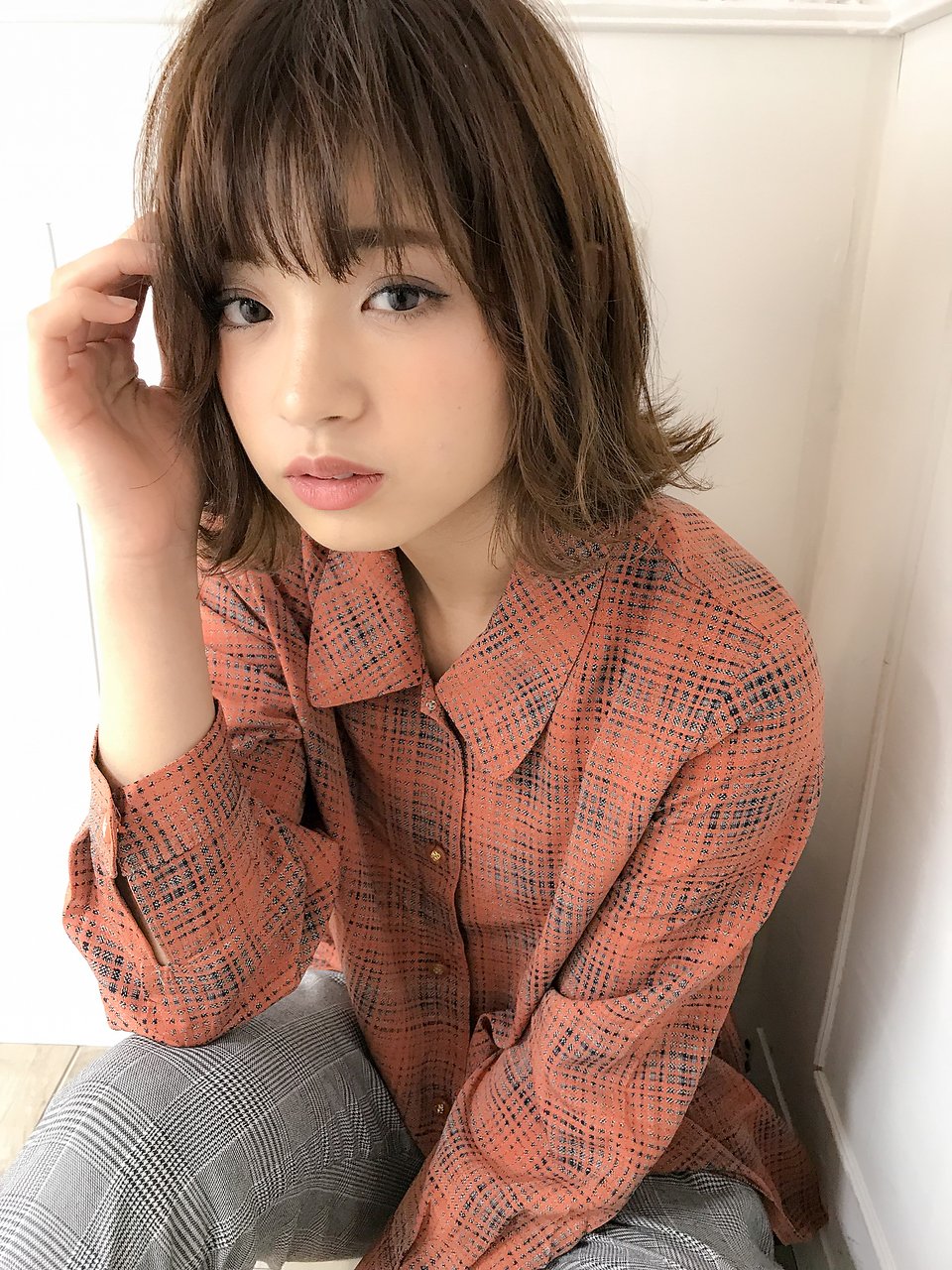 モテ髪トレンド切りっぱなしボブ☆feuille中村大輔