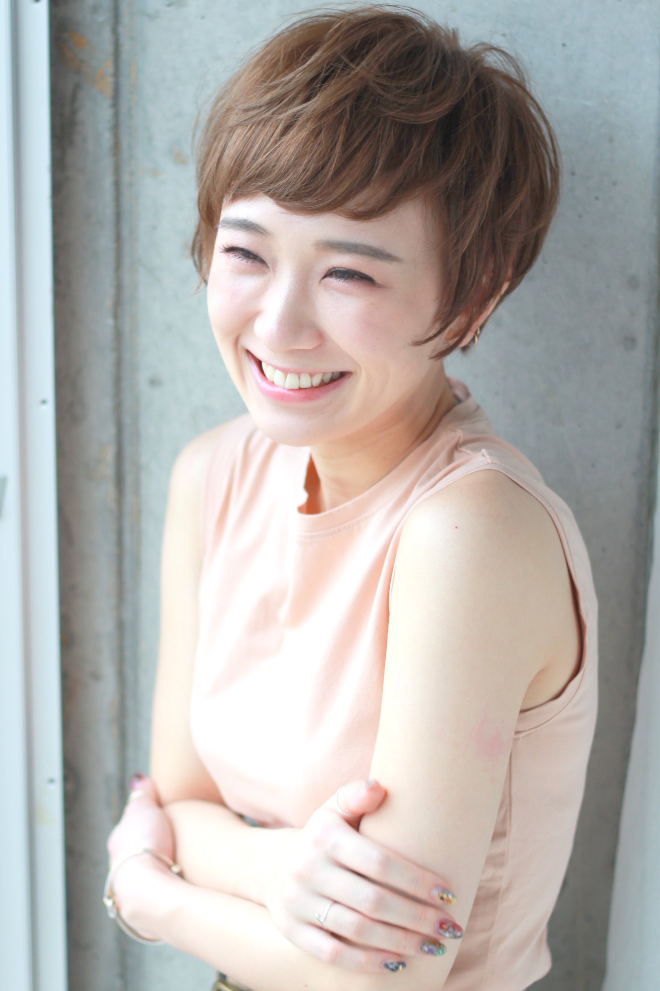 大人ナチュラル×ベリーショート