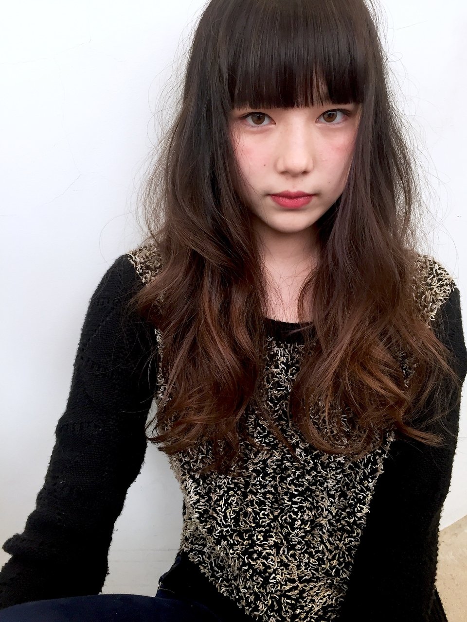 ☆blues☆大人かわいいオン眉・無造作ウェーブ