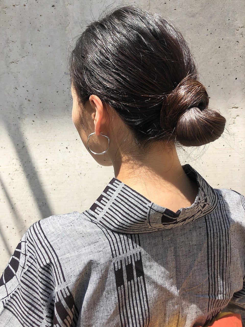◎レトロモダンな浴衣でタイトヘア◎