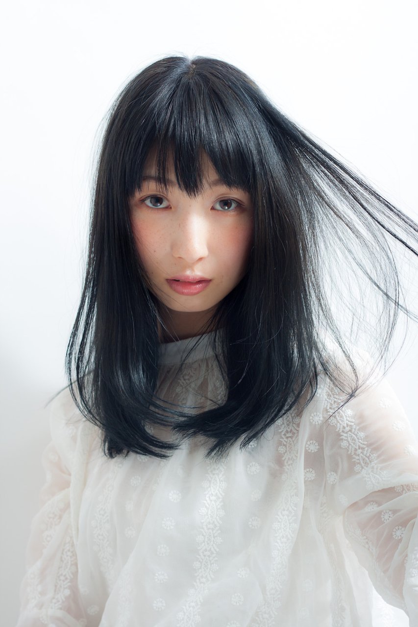 黒髪サラサラナチュラルヘア[Salon de Belle豊中]