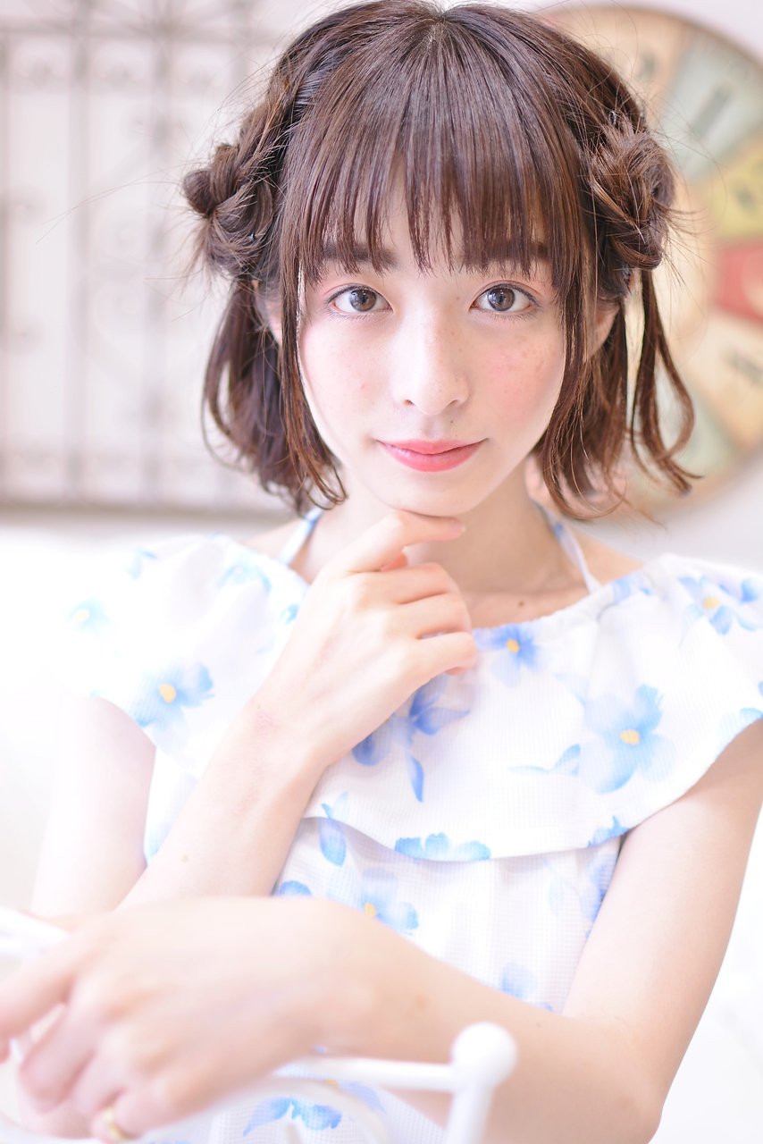 【メイズ東中野・鍛原志行】束感パッツン×ハーフツインおだんご