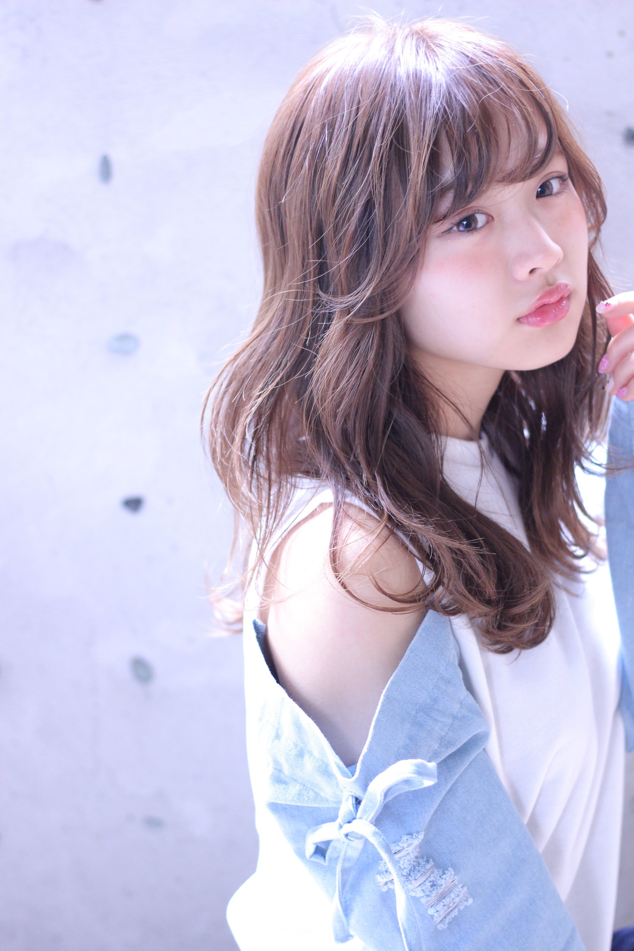 cache cache★石原さとみさん風の透明感セミディ