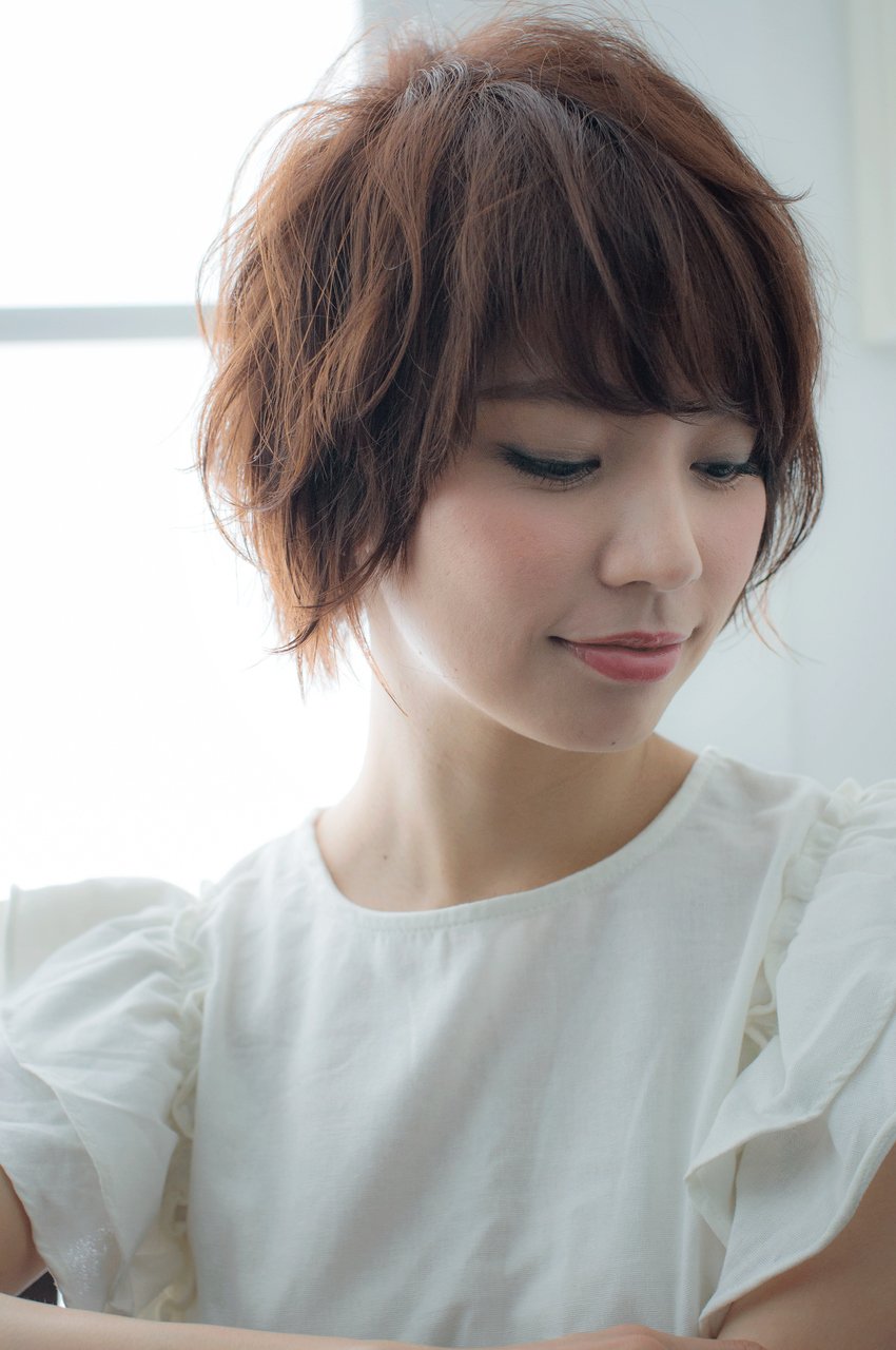 【elfo】ショートで女らしく、ゆるふわパーマ