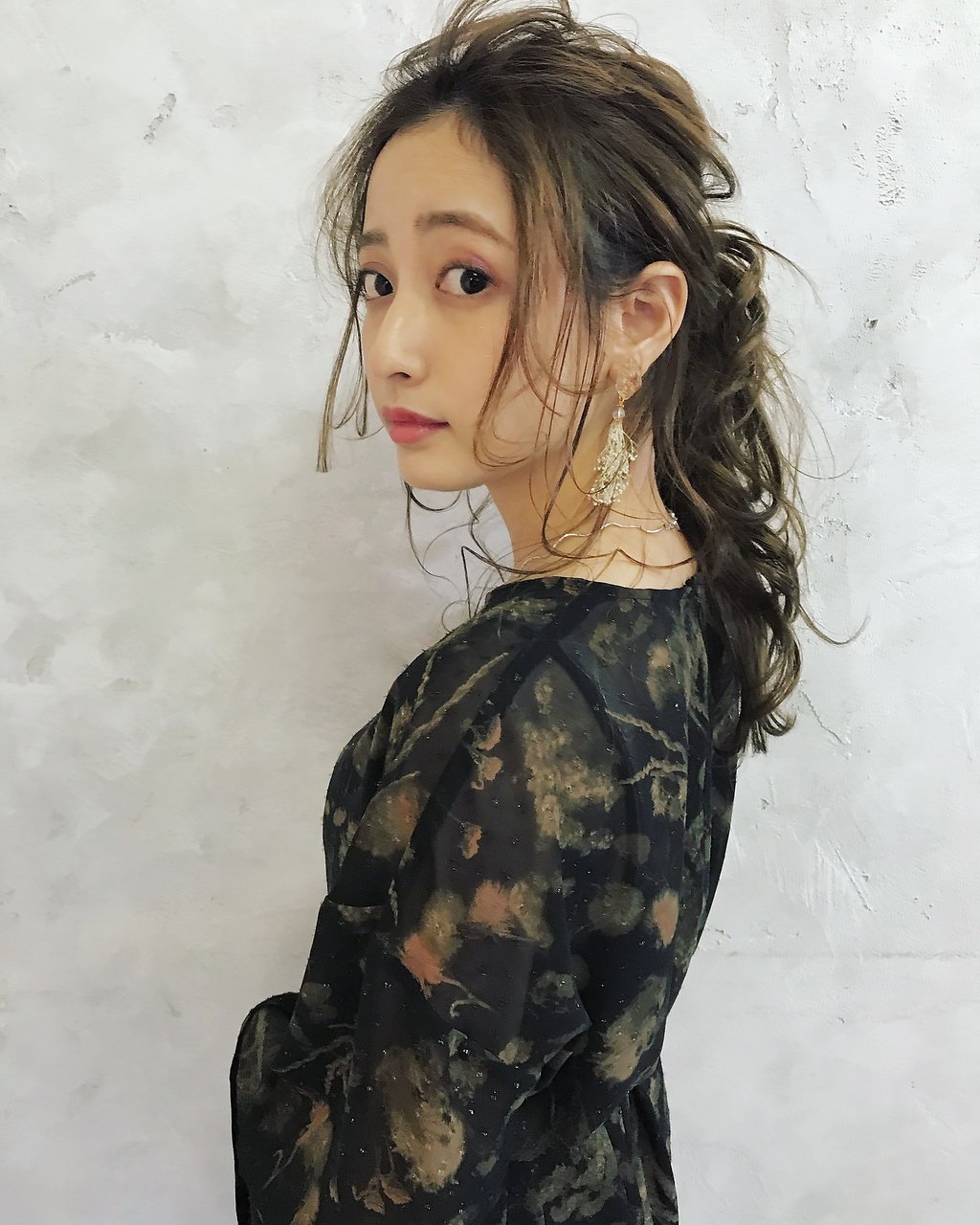 大人ポニーテール
