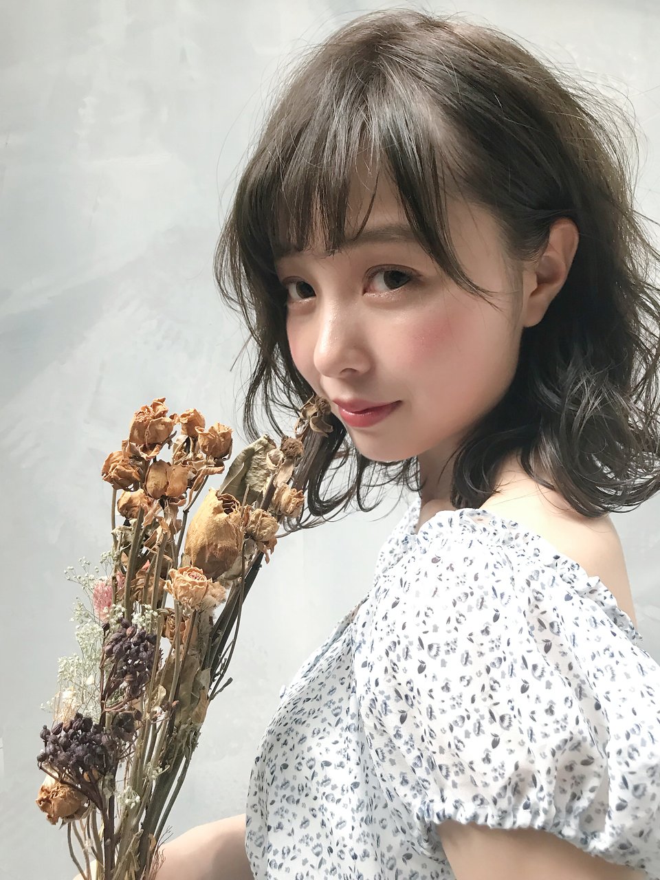 ブルージュカラーで抜け感、透け感、柔らかさを☆三島孝仁
