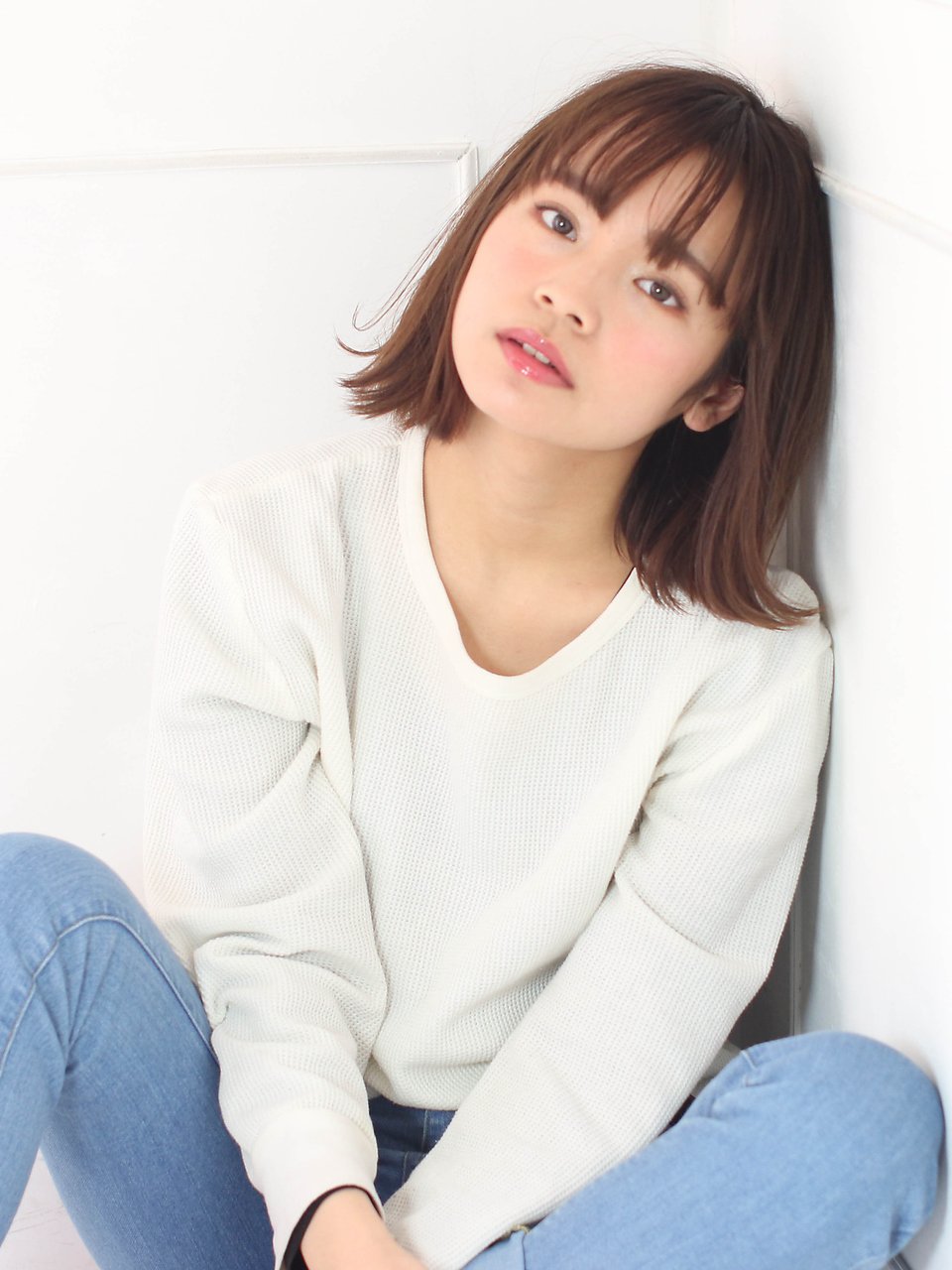 ぱっつんシースルーバングで簡単スタイリング feuille伊藤拓也