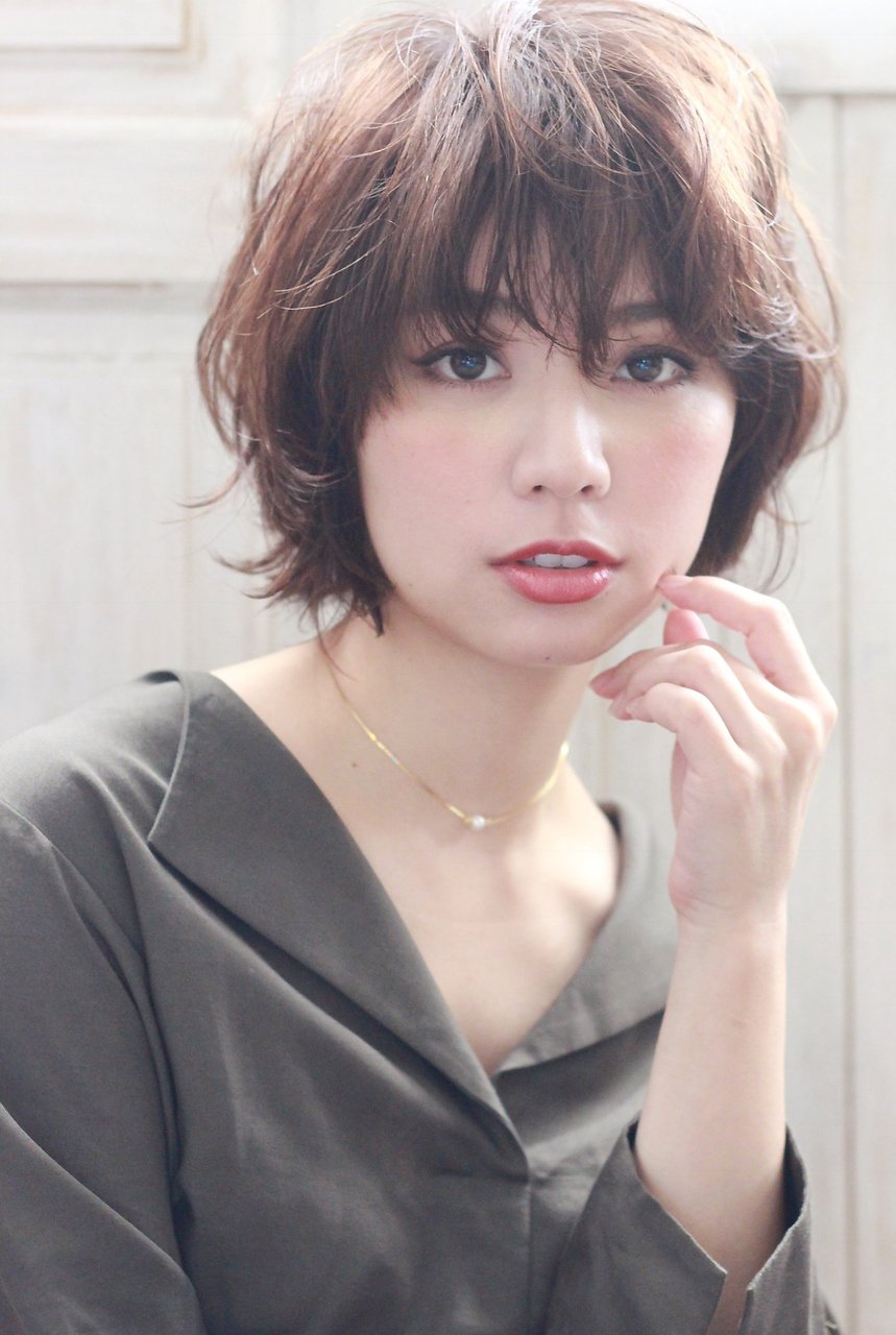 Plumy夏xブルージュxヴェールウェーブxアシメxひし形シルエット