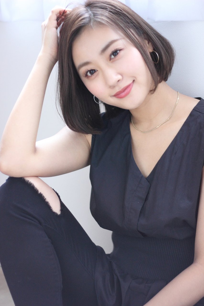 【並木通りメリー】☆シンプルワンレングスボブスタイル☆